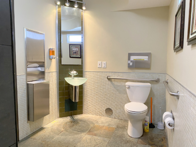 Restroom view